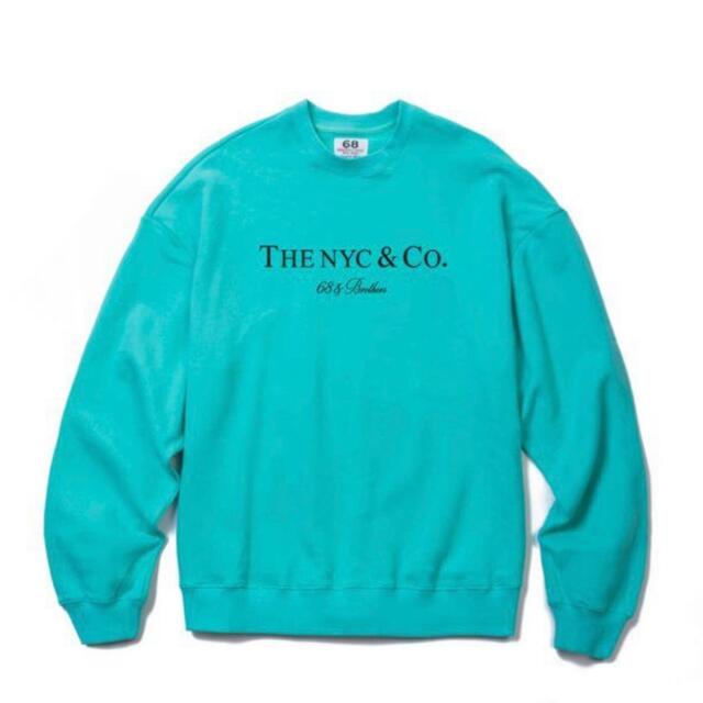 68&brothers - 68&BROTHERS Tiffany ティファニーブルー スウェットの