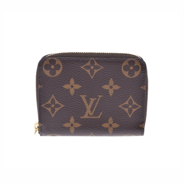 LOUIS VUITTON(ルイヴィトン)のルイヴィトン モノグラム ジッピーコインパース コインケース ブラウン レディースのファッション小物(財布)の商品写真