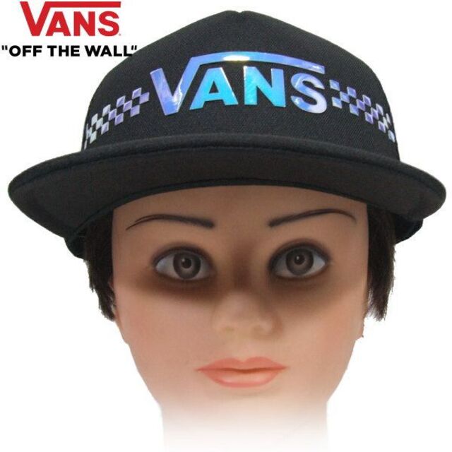 VANS(ヴァンズ)のUS企画 VANSフォログラムロゴ ボーイズメッシュキャップ 頭囲52-57cm キッズ/ベビー/マタニティのこども用ファッション小物(帽子)の商品写真