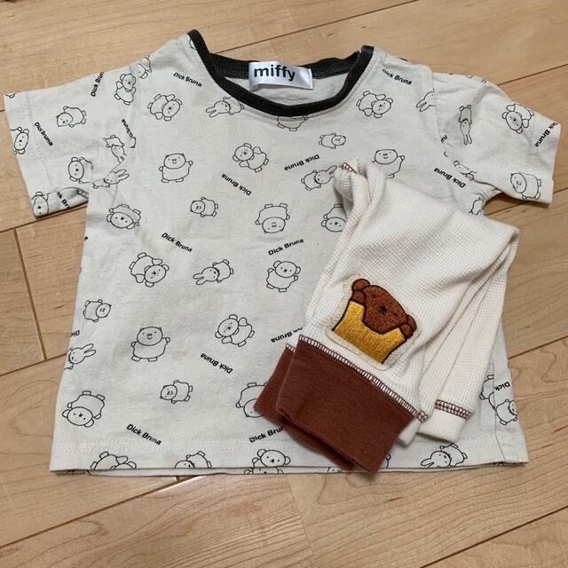 値下げしました！ボリス　トップス　レギンス キッズ/ベビー/マタニティのベビー服(~85cm)(Ｔシャツ)の商品写真