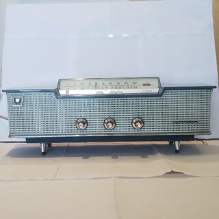ナショナル真空管ラジオ、BM-400型（1961、昭和36年式）、希少、作動品(ラジオ)