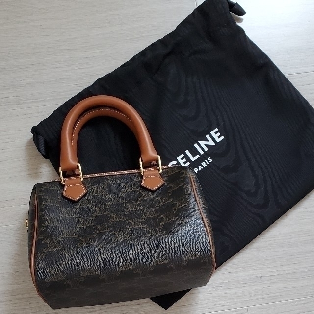 CELINE トリオンフキャンバス　スモールボストン