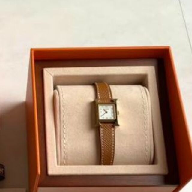 良質 Hermes - 新品・国内直営店購入 エルメス Hウォッチ ミニ