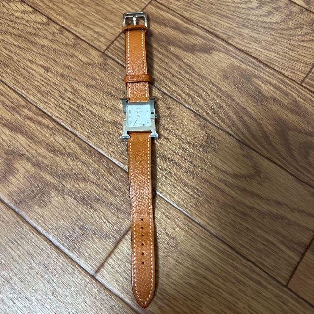 エルメス HERMES Hウォッチ シルバー ゴールドバンド | www.jarussi.com.br
