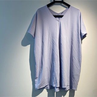 ユニクロ(UNIQLO)のUNIQLO ブラウス パープル M(シャツ/ブラウス(半袖/袖なし))