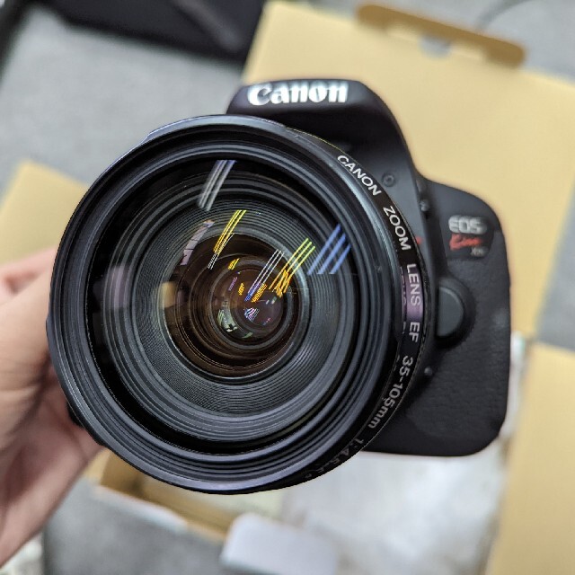 Canon(キヤノン)のCanon EOS Kiss X7iとレンズ 35-105 4.5-5.6 スマホ/家電/カメラのカメラ(デジタル一眼)の商品写真