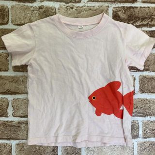 ムジルシリョウヒン(MUJI (無印良品))のA0420A006 無印良品　金魚　Tシャツ(Tシャツ/カットソー)