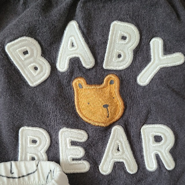 babyGAP(ベビーギャップ)のGAP⭐ズボン3本セット&コムサ帽子 キッズ/ベビー/マタニティのベビー服(~85cm)(パンツ)の商品写真