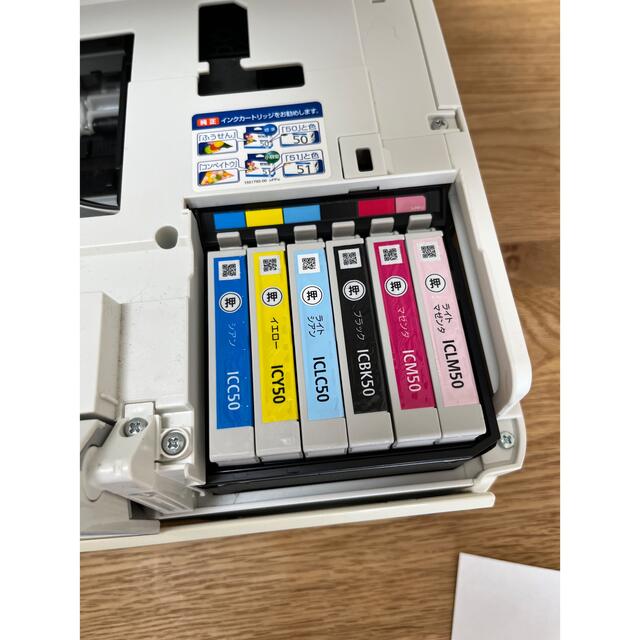 EPSON(エプソン)のプログレP様専用☺︎EPSON EP-804W 6色プリンター替インク3色付 スマホ/家電/カメラのPC/タブレット(PC周辺機器)の商品写真