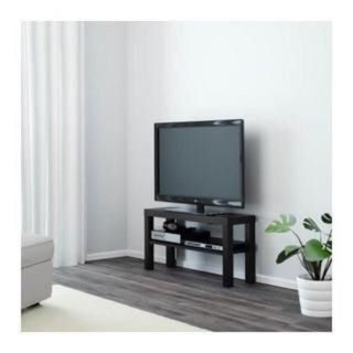 イケア(IKEA)の【IKEA】 テレビボード LACK テレビ台 ブラック(棚/ラック/タンス)