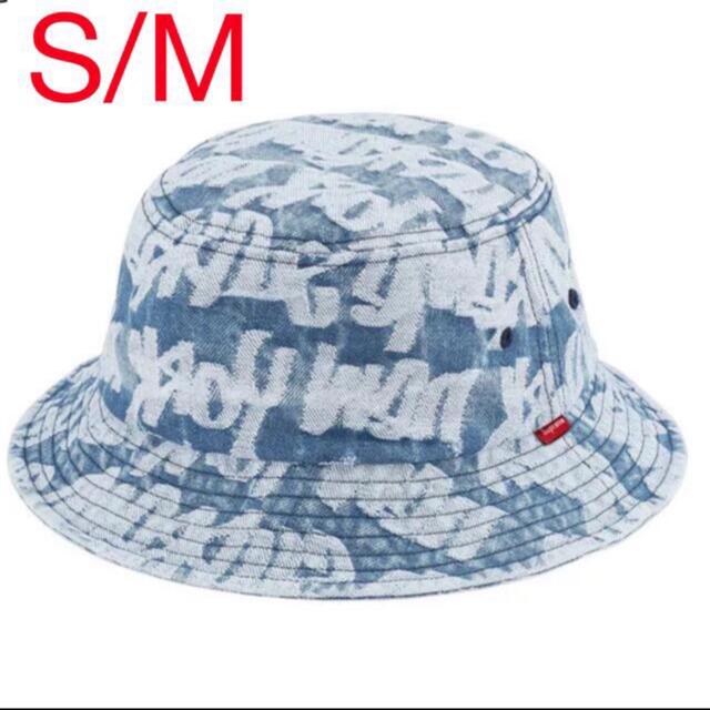 Supreme Fat Tip Jacquard Denim Crusher帽子