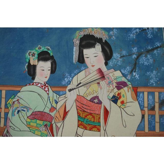 作者不詳/月梅に唐美人図/掛軸☆宝船☆K-926 J | www.supremecourtbar
