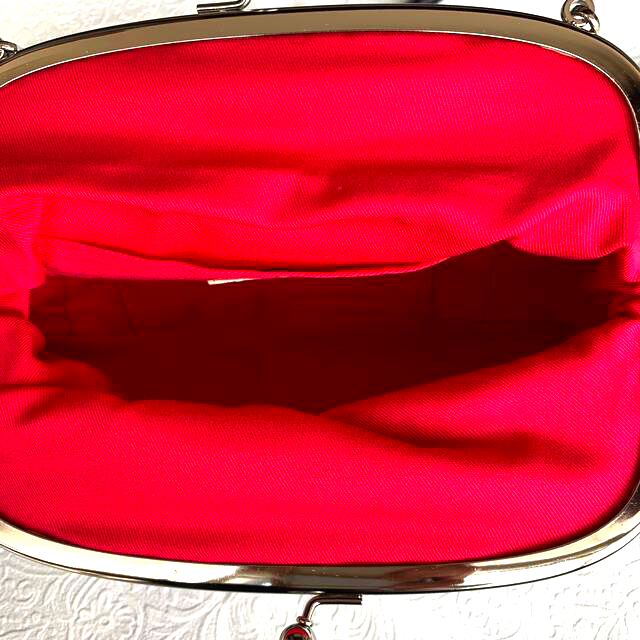 がま口ポシェット レディースのバッグ(ショルダーバッグ)の商品写真