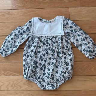 ボンポワン(Bonpoint)のタグ付新品◾️ little cotton clothes◾️ロンパース2-3y(ブラウス)