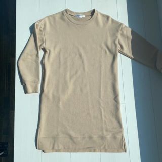 グローバルワーク(GLOBAL WORK)のGLOBAL WORK 長袖ロングスウェットトレーナー　美品(Tシャツ/カットソー)