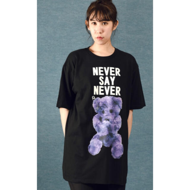 milkboy NEVER SAY NEVER BEAR クマ 熊 Tシャツ