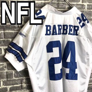 リーボック(Reebok)のNFL☆ゲームシャツ 古着 アメフトシャツナンバリング 90s ゆるだぼ x1(Tシャツ/カットソー(半袖/袖なし))