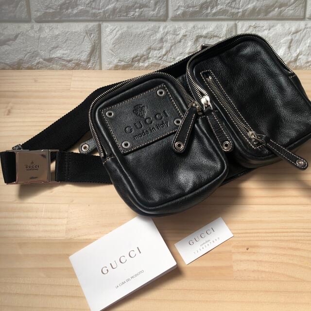 Gucci(グッチ)の《正規店》GUCCI　グッチ クロスボディ ウエストバッグ　 メンズのバッグ(ウエストポーチ)の商品写真