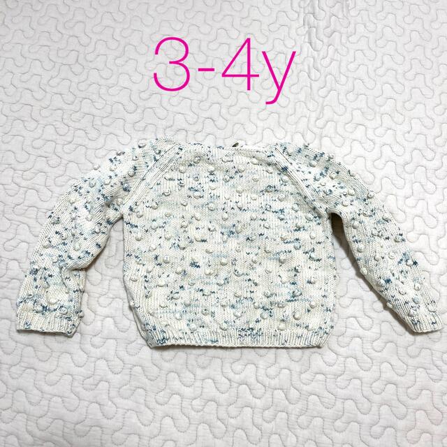 Misha & Puff(ミーシャアンドパフ)のmisha&puff ポップコーンニット3-4y キッズ/ベビー/マタニティのキッズ服女の子用(90cm~)(ニット)の商品写真