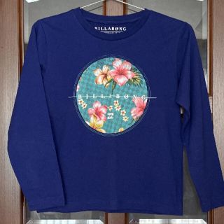 ビラボン(billabong)のビラボンのロンT  ブルー/紺色　男女兼用　140cm(Tシャツ/カットソー)