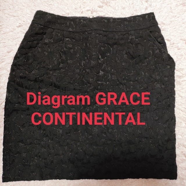 GRACE CONTINENTAL(グレースコンチネンタル)のダイアグラム　柄スカート レディースのスカート(ミニスカート)の商品写真