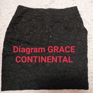 グレースコンチネンタル(GRACE CONTINENTAL)のダイアグラム　柄スカート(ミニスカート)