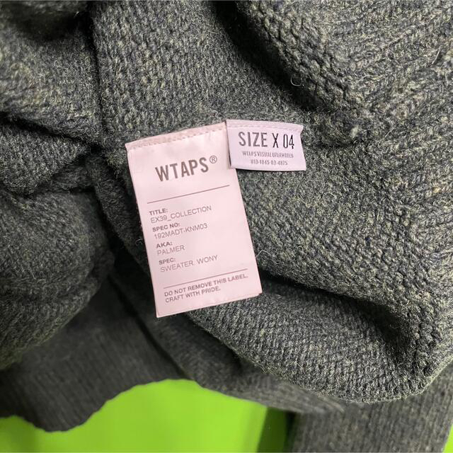 W)taps(ダブルタップス)のWTAPS PALMER SWEATER OLIVE DRAB XLサイズ メンズのトップス(カーディガン)の商品写真