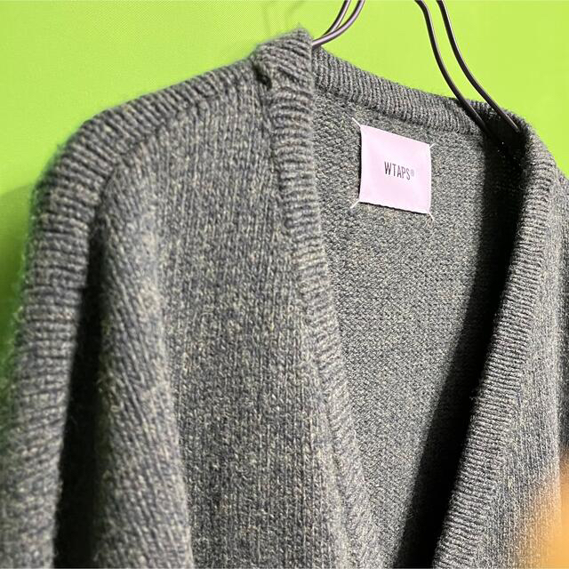 W)taps(ダブルタップス)のWTAPS PALMER SWEATER OLIVE DRAB XLサイズ メンズのトップス(カーディガン)の商品写真