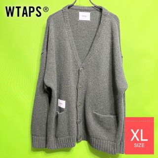 WTAPS ダブルタップス カーディガン サイズ:XL 21AW ヘビー ニット ジップ カーディガン PALMER / SWEATER ブラック 黒 トップス セーター 【メンズ】