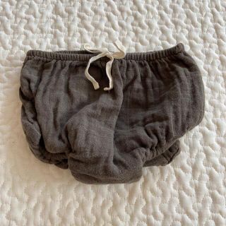 ザラキッズ(ZARA KIDS)の新品　jamiekay 1y ブルマ　かぼちゃパンツ　カーキ　オーガニック(パンツ)