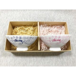 STUSSY - 新品未使用茶碗&お箸セット激レア☆STUSSY 夫婦茶碗 お碗 ...