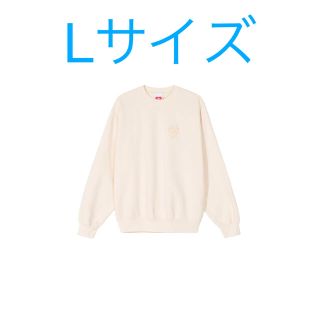 girls don't cry crew neck sweat ピンク