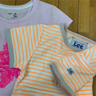 リー(Lee)の●Lee ボーダーTシャツ　2枚組　120(Tシャツ/カットソー)