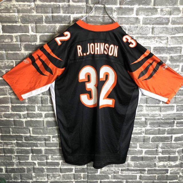 Reebok - NFL☆ゲームシャツ 90s デカロゴ アメフトシャツ ゆる Reebok - NFL☆ゲームシャツ 90s デカロゴ アメフトシャツ ゆる