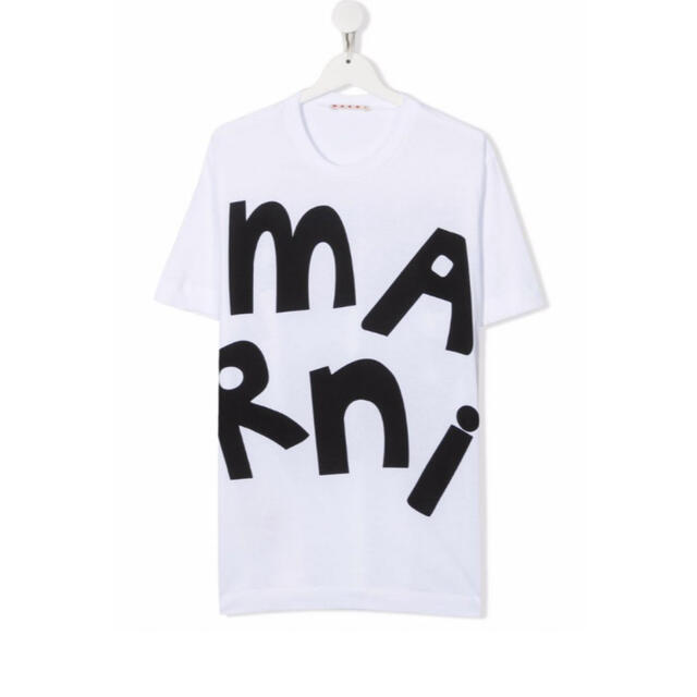 Marni(マルニ)のMARNI 両面ロゴ　Tシャツ　新品未使用　タグ付き　14Y レディースのトップス(Tシャツ(半袖/袖なし))の商品写真