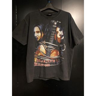 希少　MARILYN MANSON Tシャツ　サイズL マリリンマンソン(Tシャツ/カットソー(半袖/袖なし))