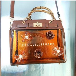 ジルバイジルスチュアート(JILL by JILLSTUART)の◆売約済み◆ ジルバイジルスチュアート◆ バンブーフラワークリアバッグ(ショルダーバッグ)