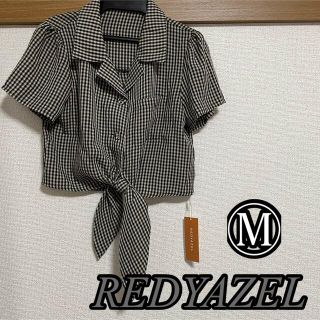 レディアゼル(REDYAZEL)の【新品】REDYAZEL レディアゼル チェック柄 ブラウス (シャツ/ブラウス(半袖/袖なし))