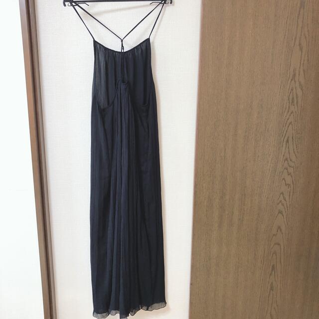 れなし ballsey ♡ ランダムプリーツジョーゼットクロスサロペット
