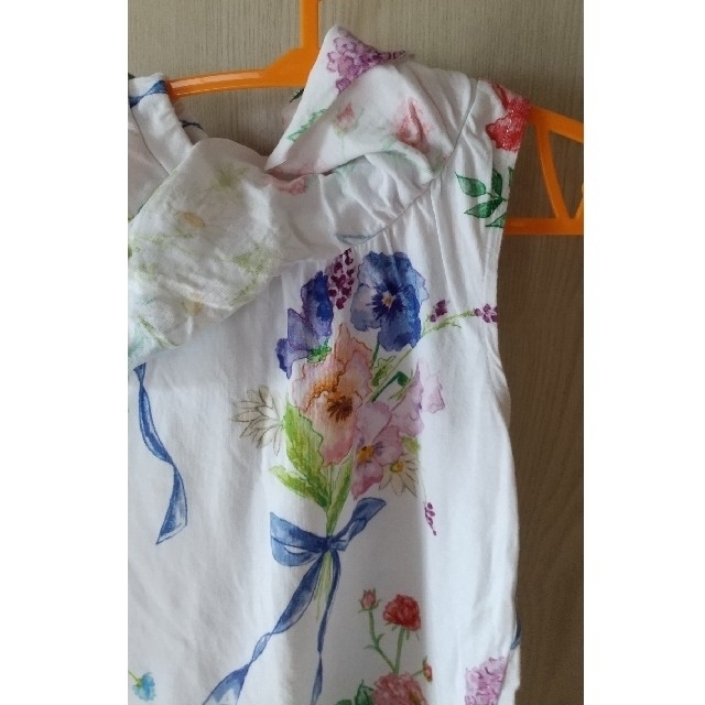 hakka baby(ハッカベビー)のハッカベビーワンピース  花柄 hakka baby キッズ/ベビー/マタニティのキッズ服女の子用(90cm~)(ワンピース)の商品写真