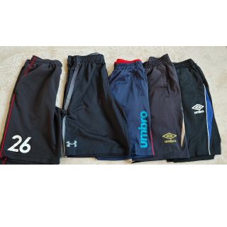 アンブロ(UMBRO)のハーフパンツ160 UMBRO３枚UNDER ARMOUR１枚(パンツ/スパッツ)