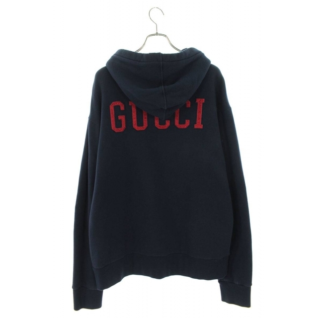 Gucci(グッチ)のグッチ 519681 X9Y69 NY刺繍ジップアップパーカー XL メンズのトップス(パーカー)の商品写真