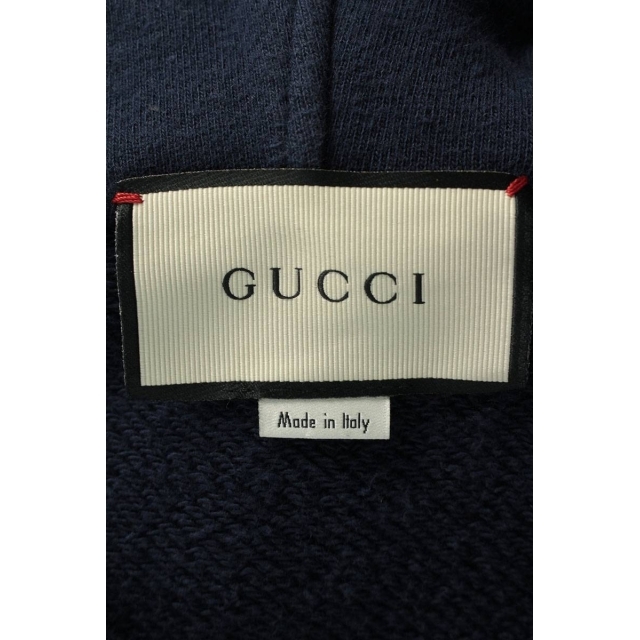 Gucci(グッチ)のグッチ 519681 X9Y69 NY刺繍ジップアップパーカー XL メンズのトップス(パーカー)の商品写真