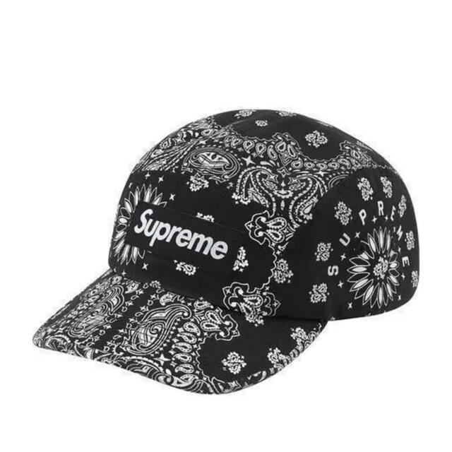 [新品]supremeバンダナcap ブラック