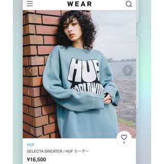 HUF - HUF ニットセーターの通販 by nabe's shop｜ハフならラクマ