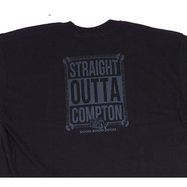 LA ストリートプリント OUTTA COMPTON 半袖 Tシャツ XL