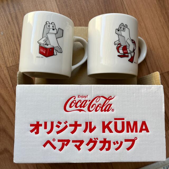 コカ・コーラ(コカコーラ)のコカ・コーラ オリジナル KUMA ペアマグカップ 値下げ エンタメ/ホビーのコレクション(ノベルティグッズ)の商品写真