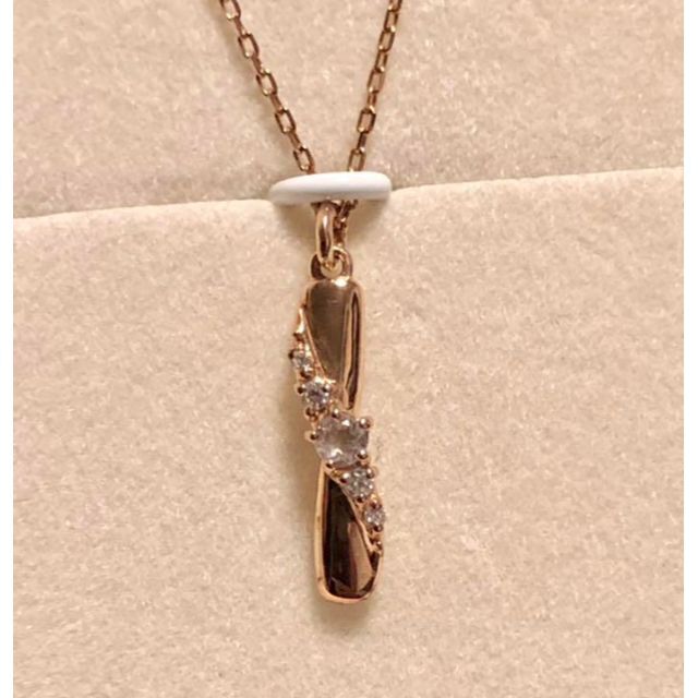 【超ポイント祭?期間限定】アクセサリー在庫限り超特価 美品 Canal 4℃ K18 ダイヤモンド ネックレス ピンク