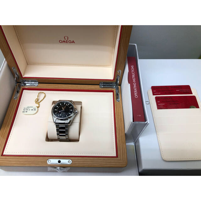 メンズ美品 OMEGA オメガ シーマスター アクアテラ GMT メンズ