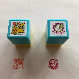 ポケモン(ポケモン)のポケモン　ミニスタンプ　2個セット　(その他)